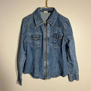 Vintage Arizona Jeans Zip-up Jean Jacket